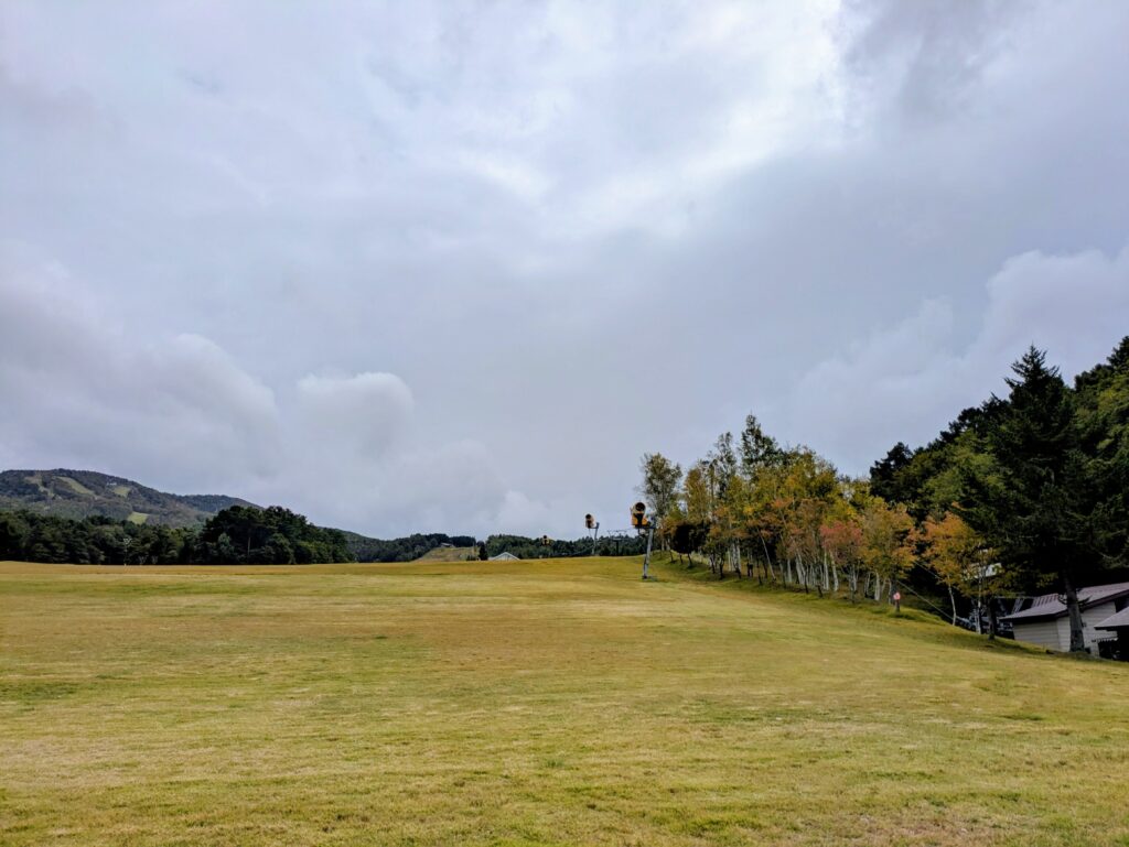 冬場はすばらしい、スキー場です